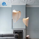 Ljojo LED Wooden Chandelier for Hotel Living Room and Bedroom