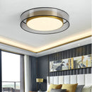 LED Ceiling Light All Copper Modern Living Room Nordic Round Bedroom Decor Ljojo