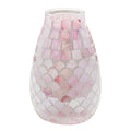 Ljojo™ Glass Mosaic Vase for Hydroponic Green Dill Small Flower Arrangement