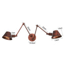 Ljojo Long Swing Arm Wall Lamp Adjustable E27 Bathroom Sconce Fixture