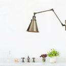 Ljojo Metal Bell Wall Lights: Elegant European/American Style Gold Plated Indoor Lamp