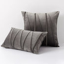 Blue Velvet Cushion Cover Set 18x18" - Ljojo Decorative Pillows for Living Room