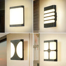 Ljojo 15W Outdoor LED Wall Lamps: Simple Waterproof Garden Porch Sconces