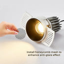 Adjustable LED Ceiling Downlight for GU10/MR16/MR11 Bulb, Ljojo Spot Lighting Fixture