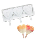 Ljojo 4-Cavity Silicone Ice Cream Mold for Baking and Popsicles