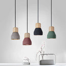 Ljojo Minimalist Concrete Pendant Light - LED E27 Nordic Hanging Fixture