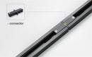 Ljojo Line I L T Connector Power Extension Cable for 2-Wire Black White Track Base Lighting