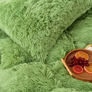 Ljojo Long Hair Velvet Duvet Cover Set - Queen Size