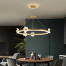 Ljojo Luxury Crystal Chandelier: Modern Nordic LED Lighting Set for Living Room, Restaurant & Bedroom