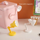 Ljojo Mini Desk Lamp: Foldable Magnetic Night Light with Clip, Eye Protection, Study and Reading Bedside Light.