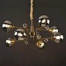 Ljojo Luxury Glass Ball LED Chandelier for Indoor Living Room, Kitchen, Bedroom