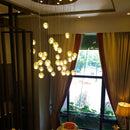 Crystal Duplex Staircase Chandelier for Luxurious Living Room Decor by Ljojo