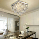 Ljojo Mini Crystal Ball Chandelier for Dining Kitchen Bar Hallway LED Luster
