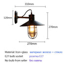 Ljojo Loft Industrial Wall Lamp for Home or Cafe