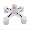 Ljojo 4-in-1 E27 Lamp Holder Converters: Enhance Light Fixtures Efficiently
