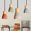 Ljojo Minimalist Concrete Pendant Light - LED E27 Nordic Hanging Fixture