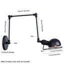 Ljojo Metal Head Bar Wall Sconce Light for Country Rural Spaces