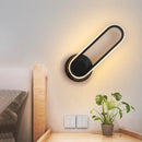 Ljojo Modern 12W LED Wall Lamp 330° Rotatable Bedside Sconce Indoor Lighting