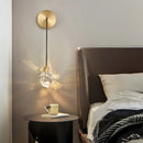Crystal Copper Wall Lamp Modern Living Room Bedroom Lighting by Ljojo