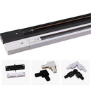 Ljojo 50cm 2-Wire Track for Track Light, Universal Power Docking Connector