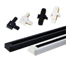 Ljojo 100cm 1 Phase 2 Wire Aluminum Track for Track Lights