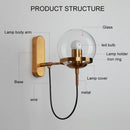 Ljojo Loft LED Wall Light for Modern Home Indoor Decor with E27 Bulb sockets