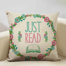 Ljojo Life Beautiful Words Linen Cushion Cover 45x45cm Luxe Bedroom Decor