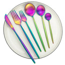 Ljojo 24/36Pcs Stainless Steel Flatware Cutlery Set Silverware Kitchen Tableware