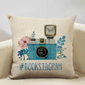 Ljojo Life Beautiful Words Linen Cushion Cover 45x45cm Luxe Bedroom Decor