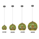 Colorful 3D Glass Pendant Lights by Ljojo: Modern Kitchen Hanging Lamps