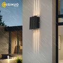 Ljojo 12W Outdoor LED Sconce Lightings in Black Aluminum, IP65 Waterproof