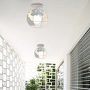 Ljojo Metal Globe Pendant Chandelier: Rustic Industrial Ceiling Light Fixtures