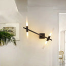 Ljojo Minimalist Nordic Gold Black Wall Light Sconces with G9 Bulb