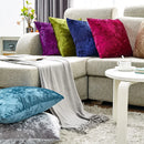 Ljojo Luxury Velvet Beige Cushion Cover for Elegant Home Decor