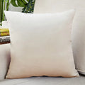 Ljojo Luxury Velvet Beige Cushion Cover for Elegant Home Decor