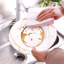 Ljojo Microfiber Scouring Pad Dish Cleaning Cloth Set of 10