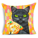 Cartoon Cat Pet Pillow Cover for Home Sofa Decor by Ljojo