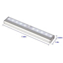 Ljojo LED Wireless Motion Sensor Wall Light - USB Rechargeable Portable Bright Lamp