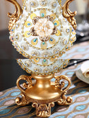 Ljojo™ Resin Vase Dried Flower Arrangement Plate Home Decor