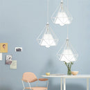 Ljojo 3-Head Diamond Pendant Light for Modern Dining Room & Kitchen