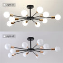 Ljojo Metal Art Industrial Living Room Ceiling Chandelier