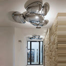Ljojo Mercury LED Chandelier Skydro Ceiling Light Chrome Water Drop Design