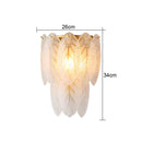 Feather Wall Lamp for Bedroom Living Room - Modern Luxury Designer Lighting by Ljojo