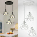 Ljojo 3-Head Diamond Pendant Light for Modern Dining Room & Kitchen