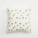 Chic Daisy Dandelion Embroidery Cushion Cover by Ljojo