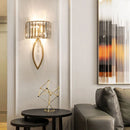 Ljojo Luxury Gold Wall Lamp for Modern Living Room & Bedroom LED Lighting