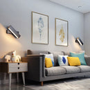LED Wall Lamp Nordic Bedroom Bedside Light Rotating Living Room Black Sidelight by Ljojo