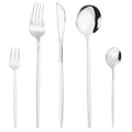 Ljojo Mint Green Stainless Steel Cutlery Set | 5pcs Knife Fork Spoon Flatware Tableware