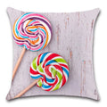 Ljojo Lollipop Candy Printed Cushion Cover 45X45CM for Chair Sofa Decoration