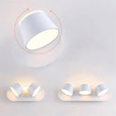 Ljojo 360 Degrees Adjustable LED Wall Lamp for Modern Living Room and Bedroom